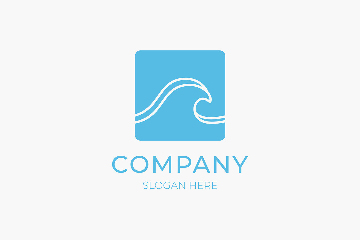 Beach surfing wave logo design, a Branding & Logo Template by Medianeka (Photo 2 of 3)