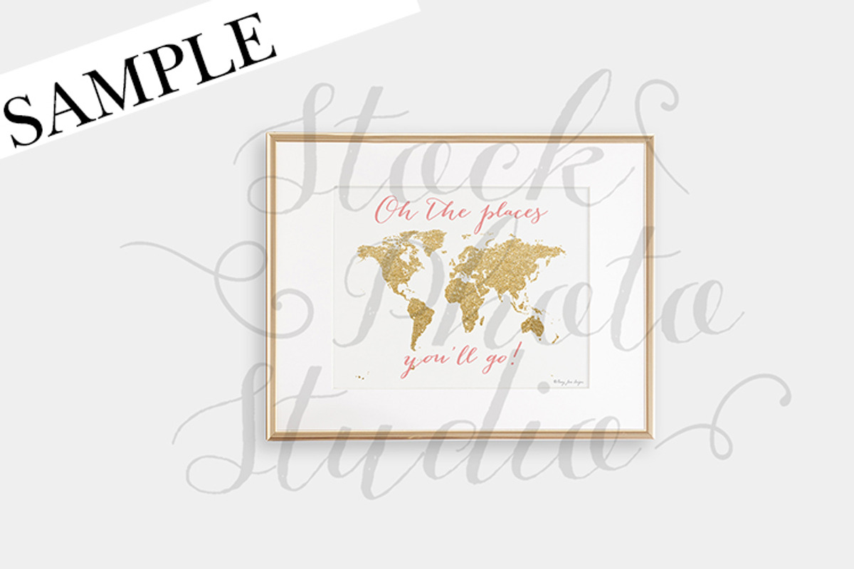 Frame Mockup Stock Photo, a Print Template by Stock Photo Studio (Photo 2 of 2)