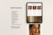 Luxurious Spa Canva Website Template, a Landing Page Template by HAYAG Creatives (Thumbnail 6 of 7)