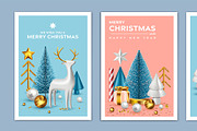 Set of 12 Christmas cards, a Card Template by Creative Graphics (Thumbnail 8 of 8)