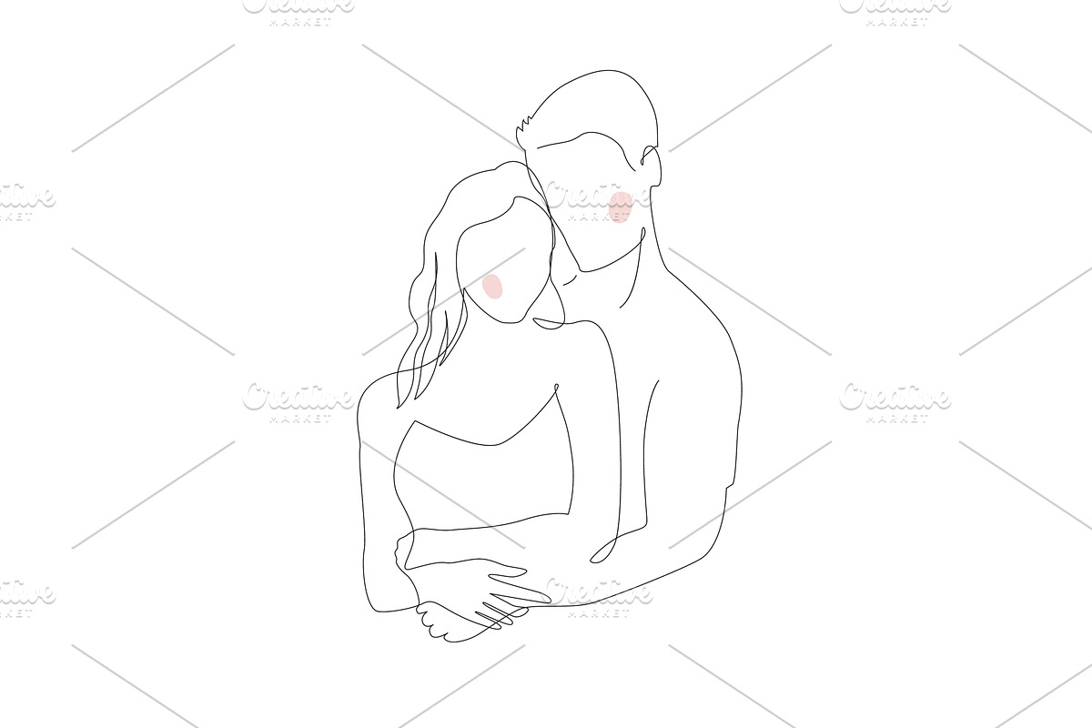 Continuous single line sketch, an Object Illustration by Toltemara