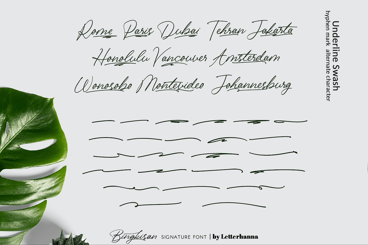 Bingkisan Font, a Script Font by Letterhanna Studio (Photo 11 of 12)