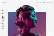 SAKURA - Minimal HTML CSS CV Resume, a HTML Template by AntonyChernianu (Thumbnail 2 of 2)