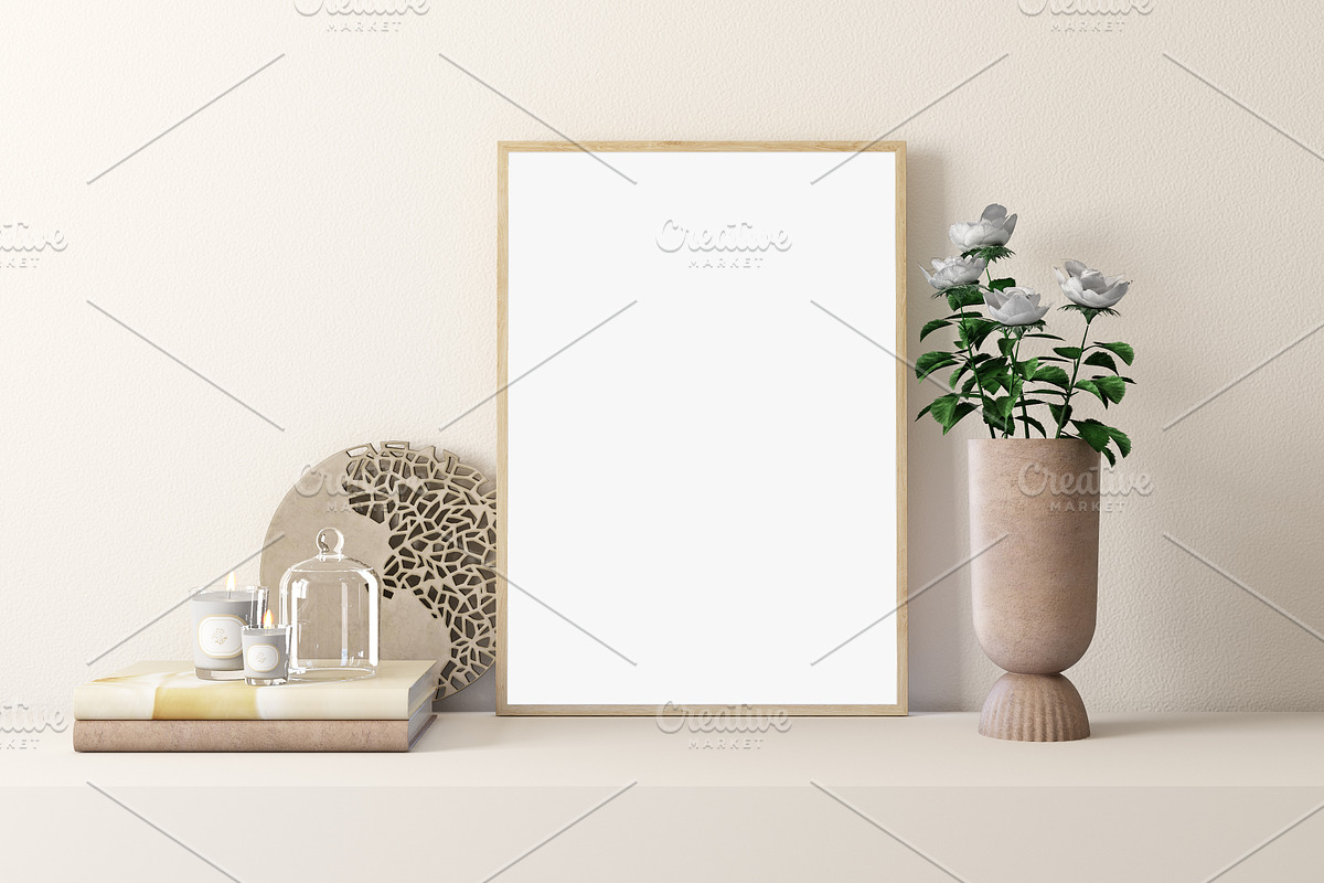 Frame Mockup Bundle Boho - 03, a Print Template by Mockup Shop (Photo 3 of 15)