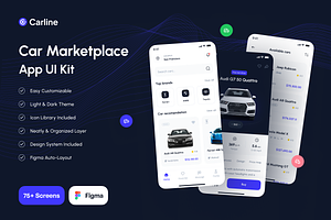 Carline - Car Marketplace App UI Kit