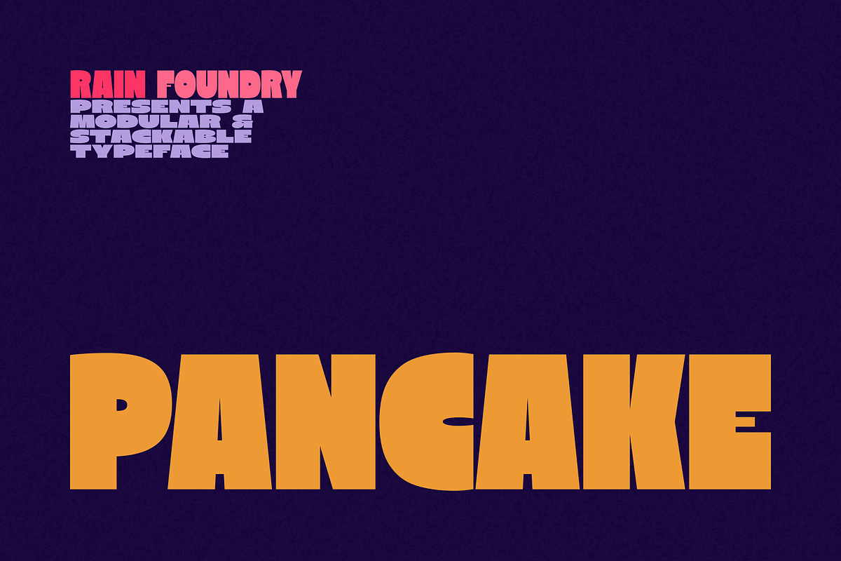 Pancake (Variable), a Sans Serif Font by Rain Foundry (Photo 1 of 9)