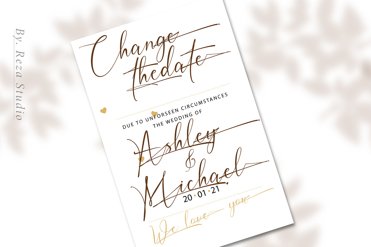 Inter signature, a Script Font by Reza Studio (Photo 13 of 14)