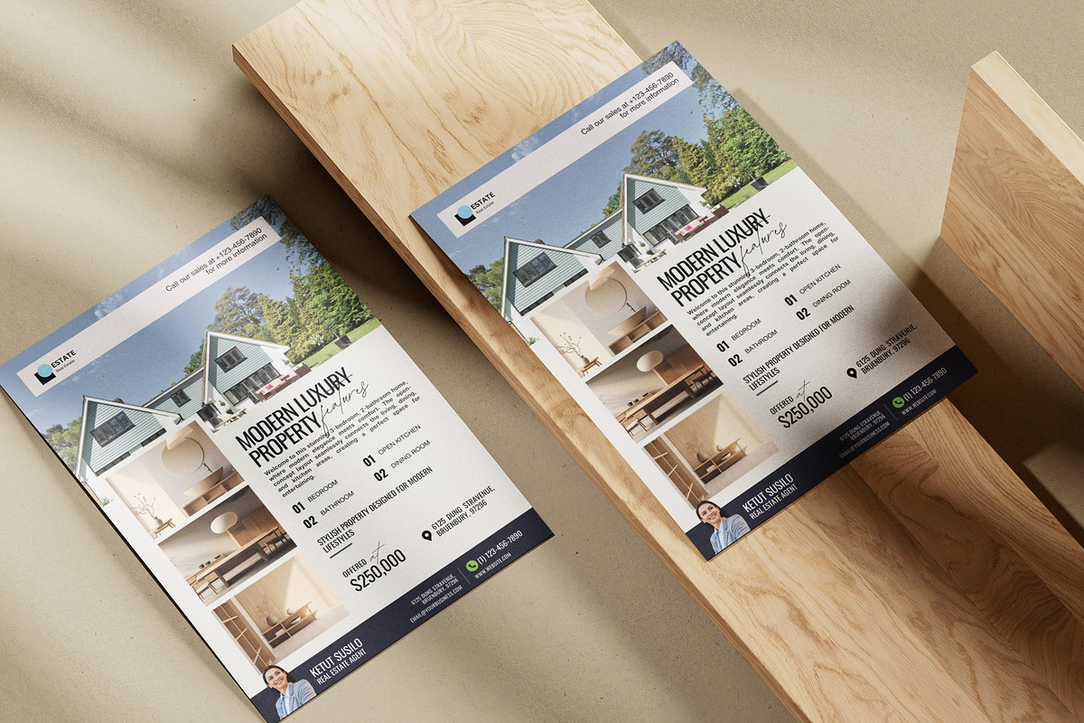 Realtor Flyer Template For Canva, a Flyer Template by Prapti Design (Photo 6 of 10)