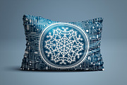 IT Christmas card with snowflake, a Technology Illustration by MSA-Graphics (Thumbnail 5 of 5)