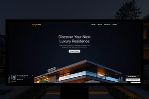 Royalest — Real Estate Web Template, a Landing Page Template by TemplatePlus.net