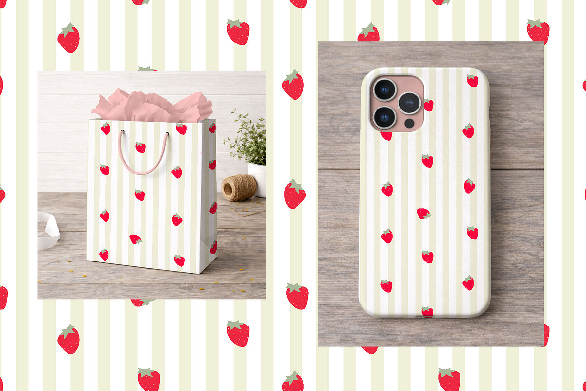 Gingham & Ditsy Floral Patterns, a Pattern Graphic by gulsengunel (Photo 4 of 23)