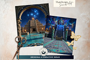 Aztec Backdrops Mythology Papers, a Background Graphic by ThatsDesignArt (Thumbnail 5 of 14)