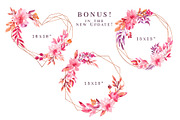 Be my Valentine - watercolor set, an Illustration by Charushella (Thumbnail 2 of 9)