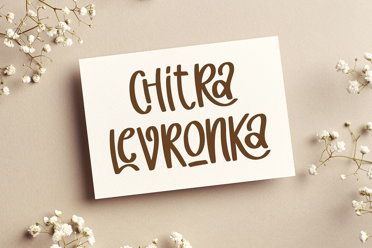Rothi Kola | Display Font, a Handwritten Font by esamaradany (Photo 2 of 9)