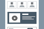 Modern Wireframe Kit for UI UX, a Wireframe Template by MightyDesign (Thumbnail 4 of 9)