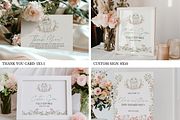 Spring Rabbit Baby Shower Bundle, an Invitation Template by Digital_Mind (Thumbnail 3 of 9)