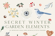 Secret Winter Garden Collection, a Decorative Illustration by Karma (Thumbnail 18 of 21)