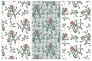 Mistletoe Magic Seamless Patterns, a Pattern Graphic by Toltemara (Thumbnail 2 of 3)
