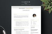 Modern Resume & Coverletter Template, a Resume Template by careerboutique (Thumbnail 4 of 6)