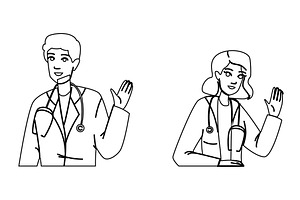 hospital medical specialist, a Healthcare Illustration by pikepicture