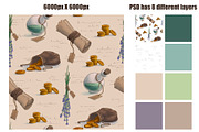 Fantasy Market Repeat Pattern, a Pattern Graphic by Forest Lily (Thumbnail 2 of 11)