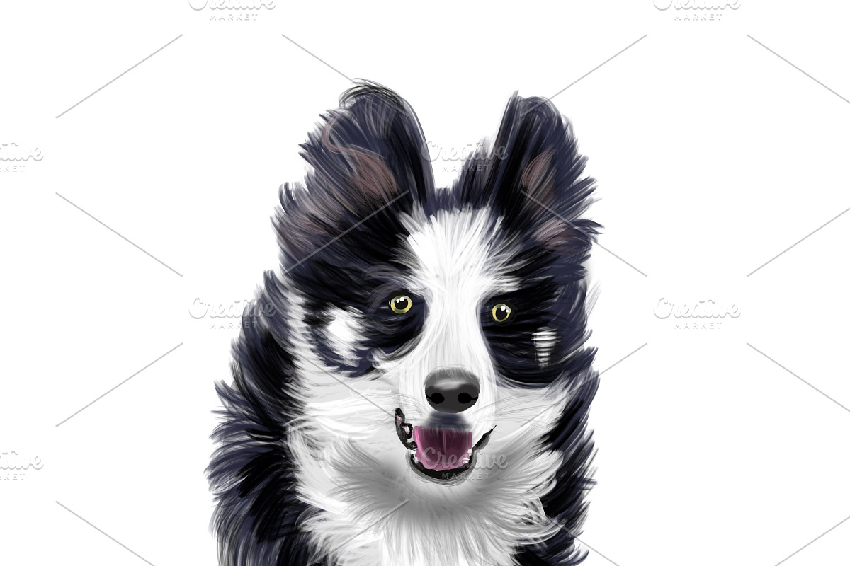 Dog Illustrations - Hand painted, an Animal Illustration by Papaya (Photo 6 of 7)