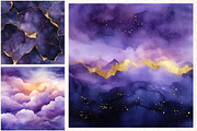 Luxury Purple Digital Paper, a Pattern Graphic by DreamCafeArt (Thumbnail 5 of 6)