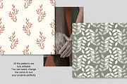 Terracotta and khaki - set patterns, a Pattern Graphic by Vasmila (Thumbnail 7 of 10)
