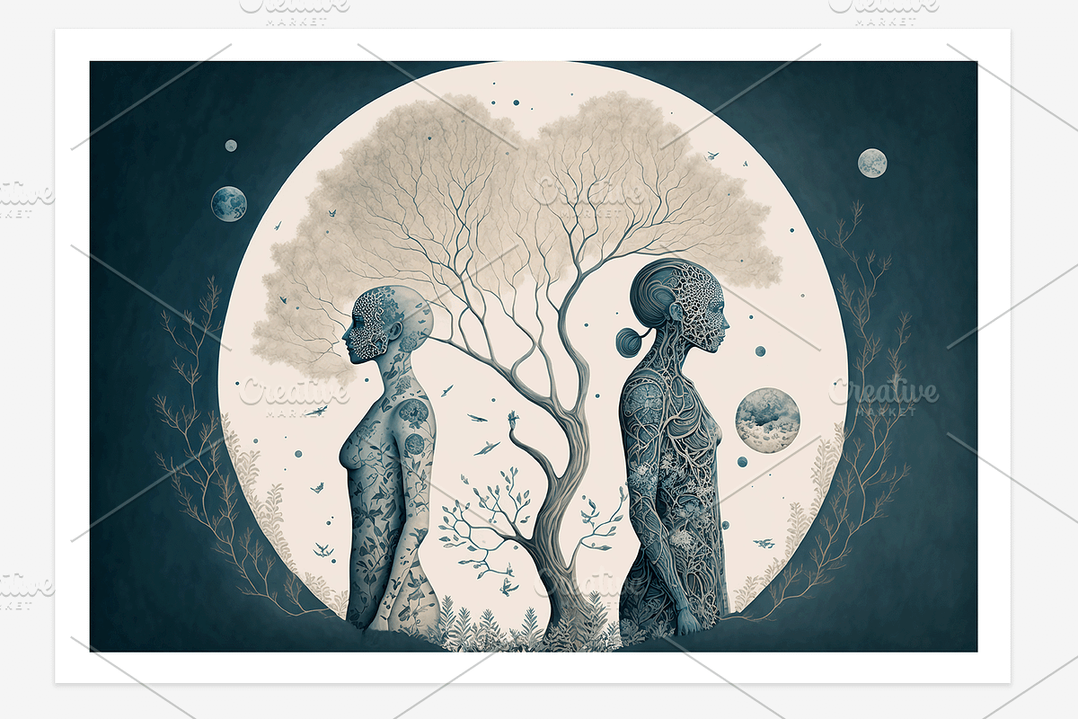 Cohu Collection · The Cosmic Human, a Decorative Illustration by milatovar (Photo 10 of 13)