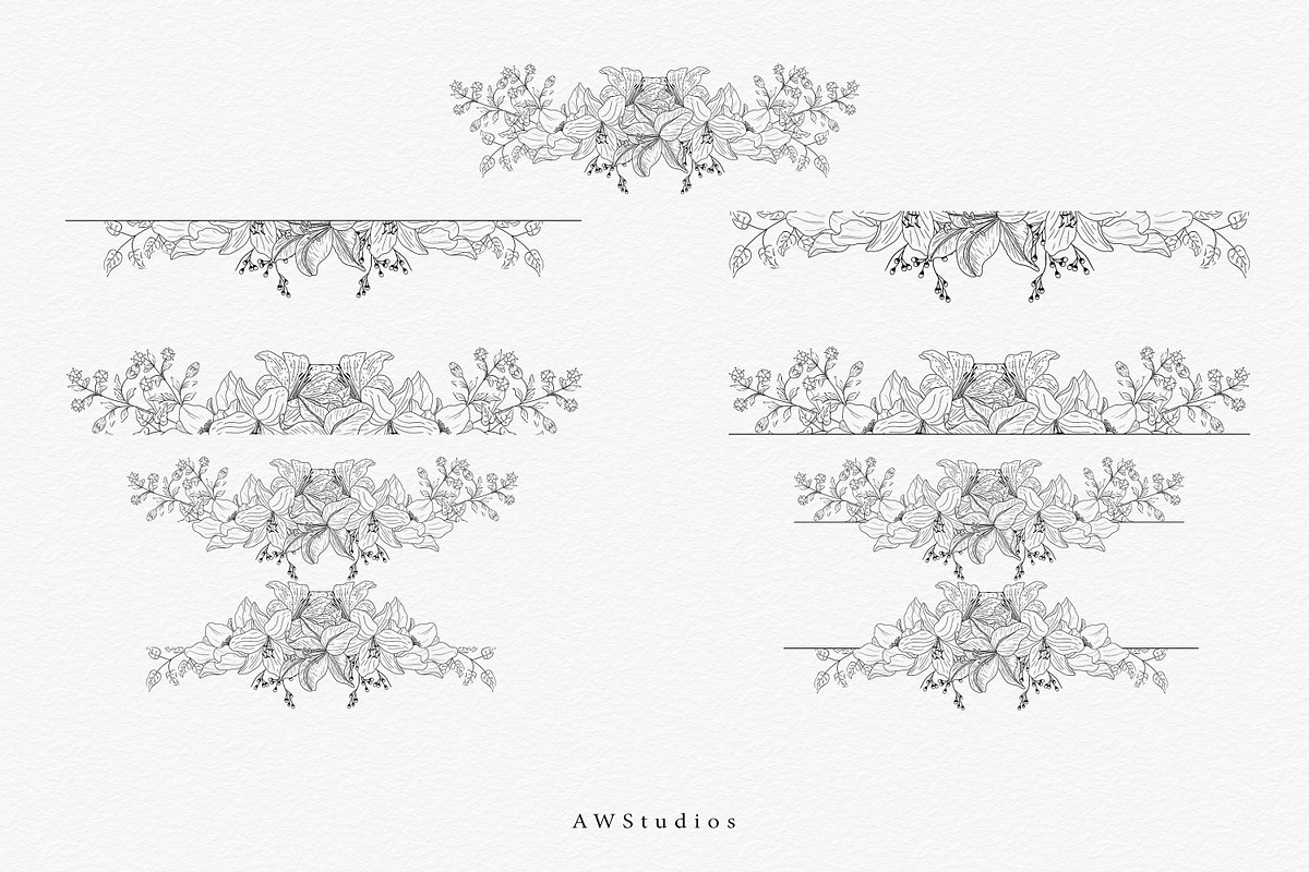 Wildflower Banner SVG, PNG, a Decorative Illustration by AW Studios (Photo 12 of 13)