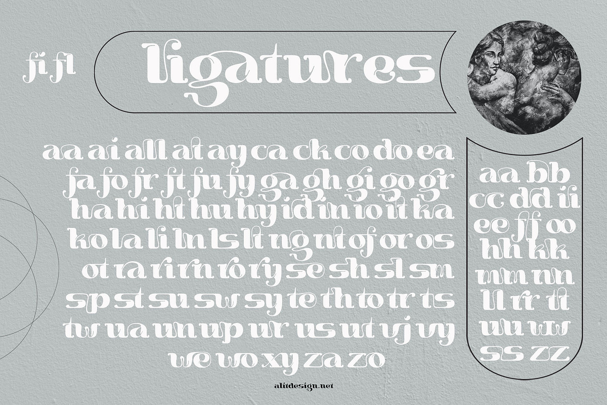 Burgie, a Blackletter Font by alit design (Photo 11 of 18)