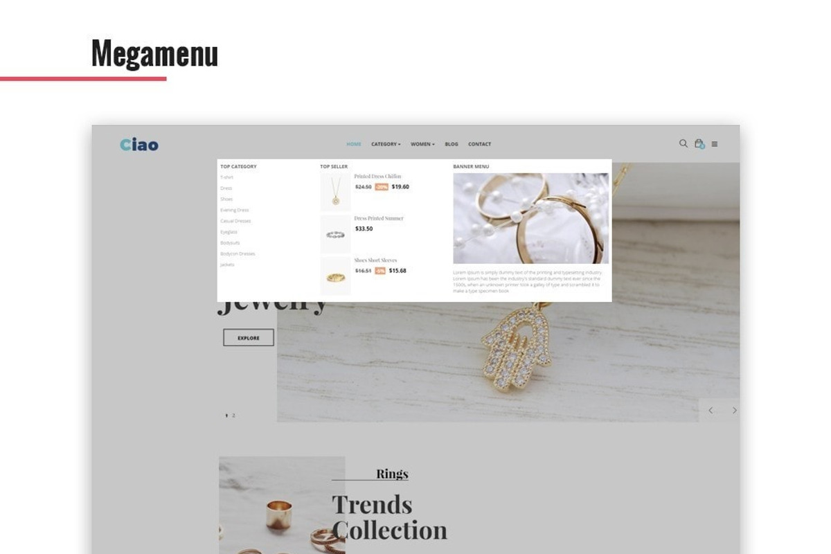 Leo Ciao Responsive Prestashop, a Bootstrap Template by LeoTheme (Photo 4 of 6)