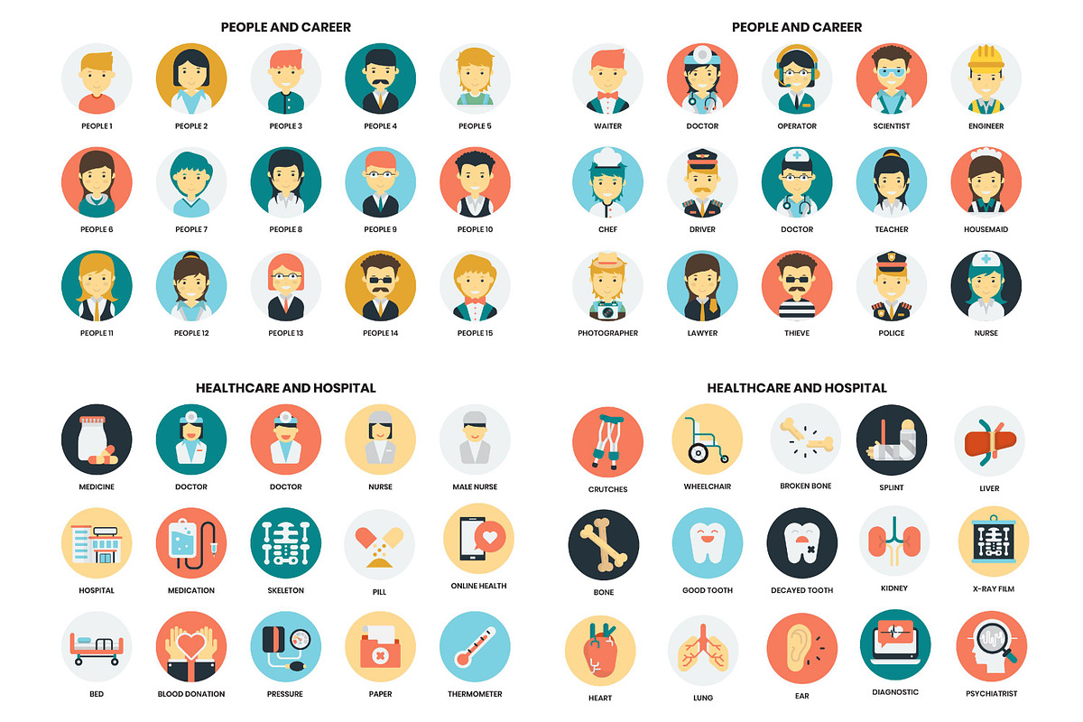 1155 PERFECT ICONS SET, an Outline Icon by Toonsteb (Photo 20 of 26)