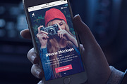 iPhone Mock-Ups, an iPhone Mockup by PuneDesign (Thumbnail 3 of 10)