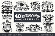 Sassy SVG bundle 40 designs antisoci, a Person Illustration by BlackCatsMedia (Thumbnail 5 of 5)
