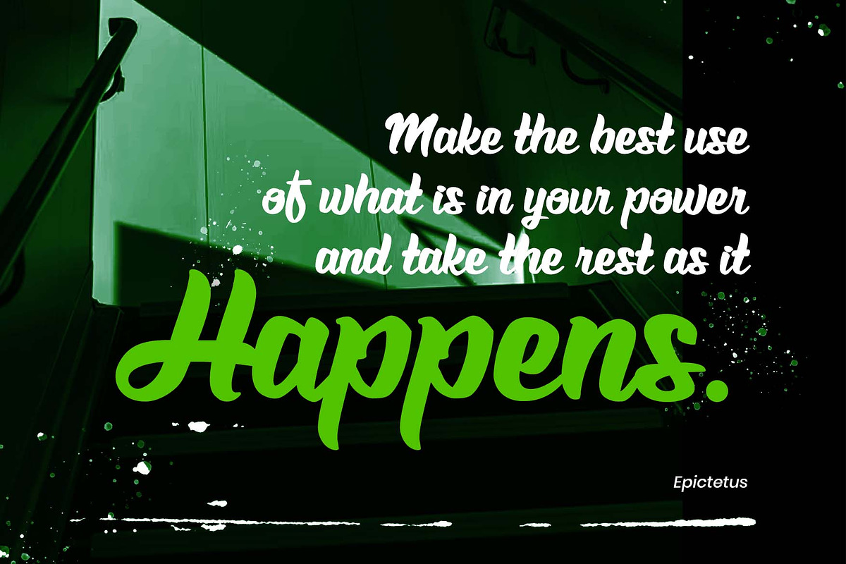 Bicklan a Script Brush Font, a Script Font by Rasiorise Studio (Photo 3 of 12)