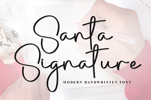 Santa Signature | Script Font