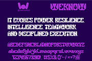 Gorilla Protocol Font, a Sans Serif Font by weknow (Thumbnail 5 of 8)
