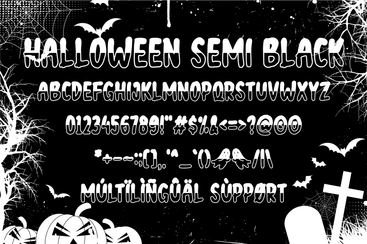 Halloween Include 4 File Fonts, a Script Font by NJ Studio (Photo 12 of 14)