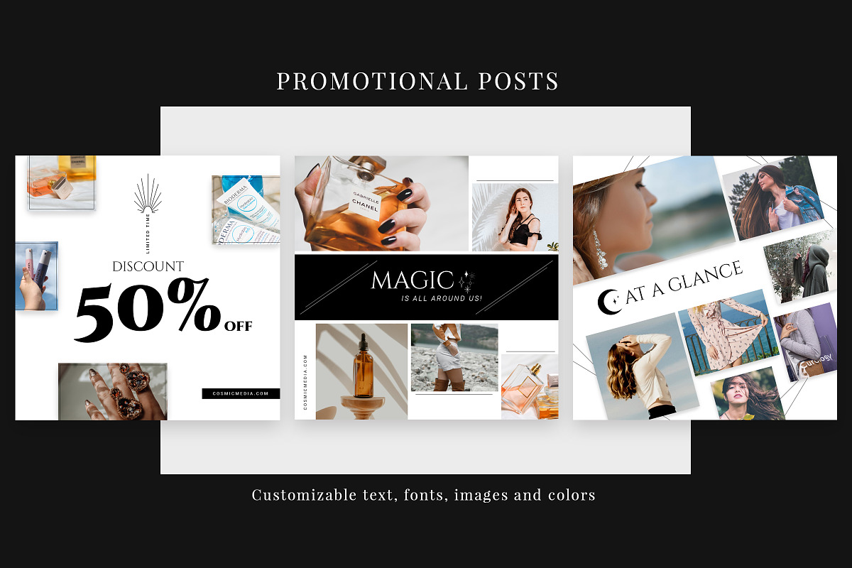 COSMIC - Engagement & Branding Pack, a Social Media Template by Typography Prime (Photo 11 of 16)