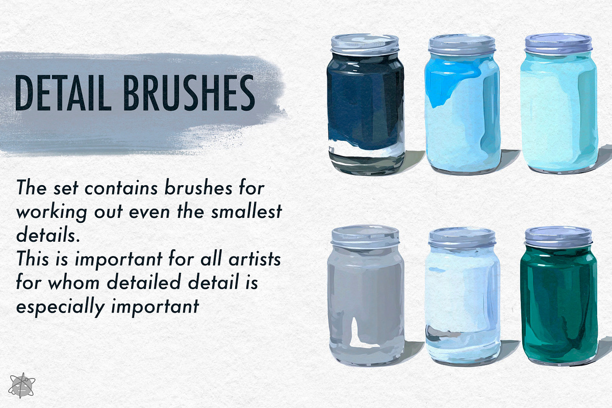 Procreate Gouache Brushes Studio, a Brush Add-On by Nuclear Brushes (Photo 6 of 8)