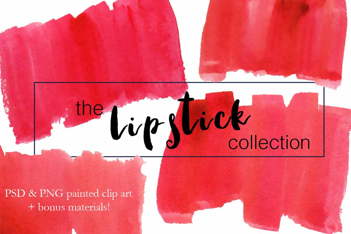 The Lipstick Collection - Clip Art, an Object Graphic by Chelsea Bromley (Photo 3 of 4)