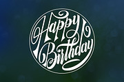 Happy Birthday Round Lettering, a Decorative Illustration by Royaltype (Thumbnail 1 of 5)