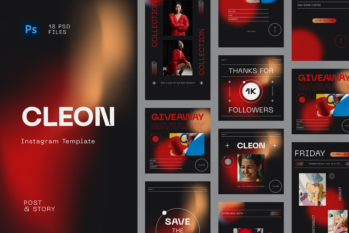 Cleon - Instagram, a Social Media Template by Temptackle (Photo 1 of 5)