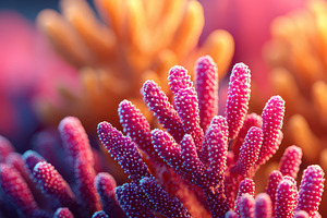 Vibrant Coral Close-Up, a Nature Photo by AlyaAnd