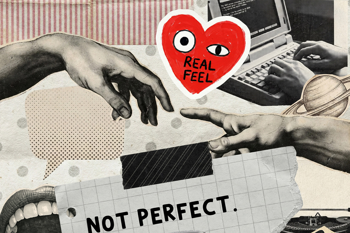 Analog Collage Kit Paper Scrapbook, an Object Graphic by DreamoraArt (Photo 10 of 10)
