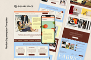 Squarespace Template: Fabrica, a Squarespace Template by Applet Studio (Thumbnail 1 of 6)