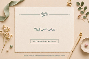 Mellownote font