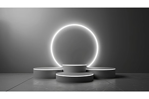 An illustration of a white cylinder, an Abstract Photo by ZinetroN