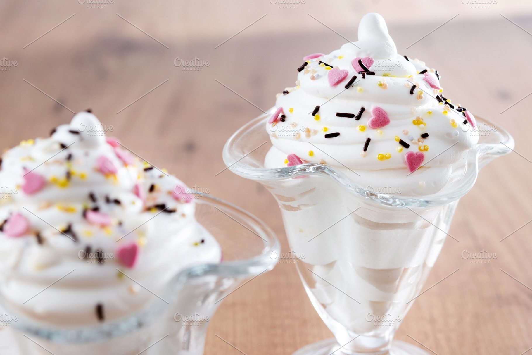 Whipped Cream Delight with Sprinkles, a Food & Drink Photo by etorres69